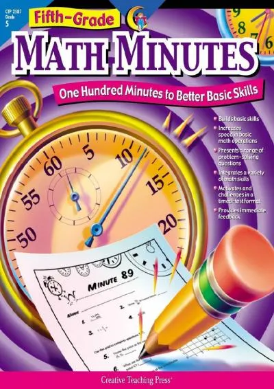 [EBOOK] -  Creative Teaching Press Math Minutes Book, Grade 5