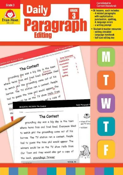 [DOWNLOAD] -  Daily Paragraph Editing, Grade 3