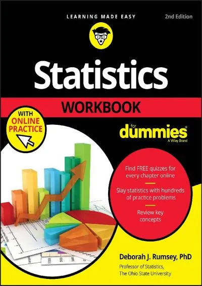 [READ] -  Statistics Workbook For Dummies with Online Practice