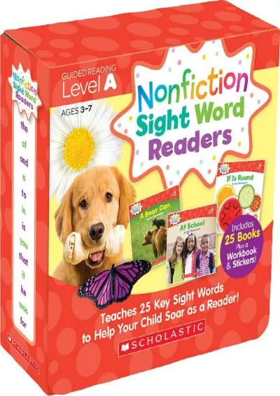 [DOWNLOAD] -  Nonfiction Sight Word Readers Parent Pack Level A: Teaches 25 key Sight Words to Help Your Child Soar as a Reader!