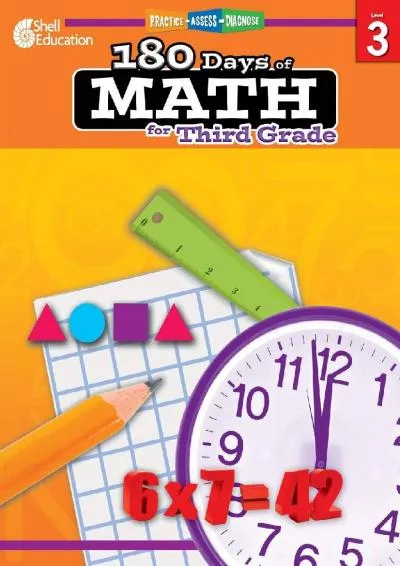 [READ] -  180 Days of Math: Grade 3 - Daily Math Practice Workbook for Classroom and Home,