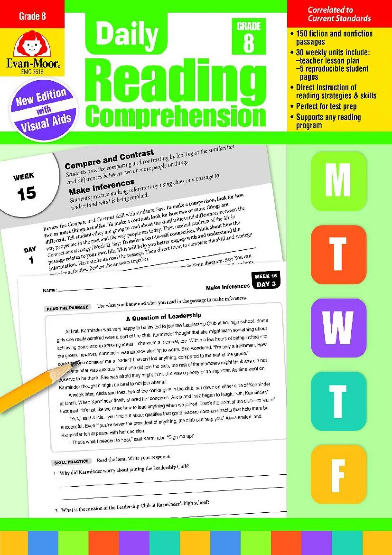 PDF-[EPUB] - Daily Reading Comprehension, Grade 8