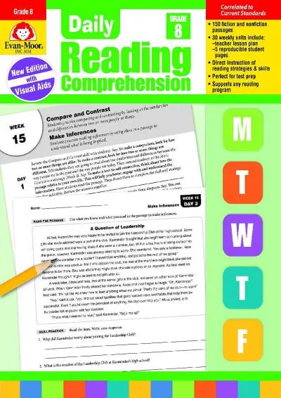 [EPUB] -  Daily Reading Comprehension, Grade 8