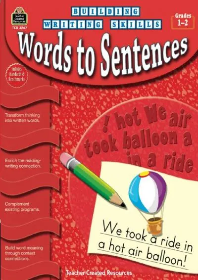 [EBOOK] -  Building Writing Skills: Words to Sentences: Words to Sentences