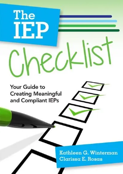 [EBOOK] -  The IEP Checklist: Your Guide to Creating Meaningful and Compliant IEPs