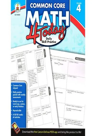 [READ] -  Common Core Math 4 Today, Grade 4 (Common Core 4 Today)