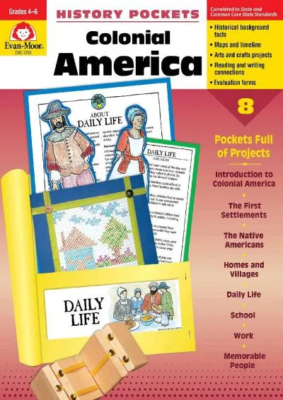 [READ] -  History Pockets: Colonial America, Grades 4-6+