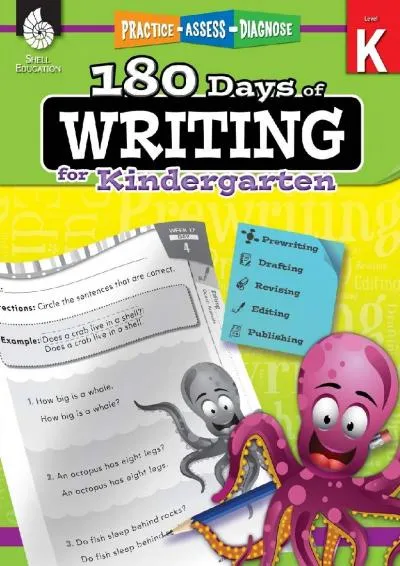 [DOWNLOAD] -  180 Days of Writing for Kindergarten - An Easy-to-Use Kindergarten Writing Workbook to Practice and Improve Writing Skills...