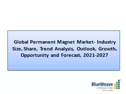 Permanent Magnet Market Analysis, Insight