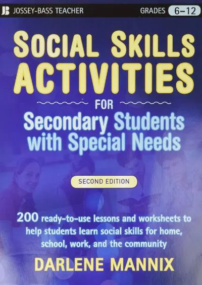 [READ] -  Social Skills Activities for Secondary Students with Special Needs