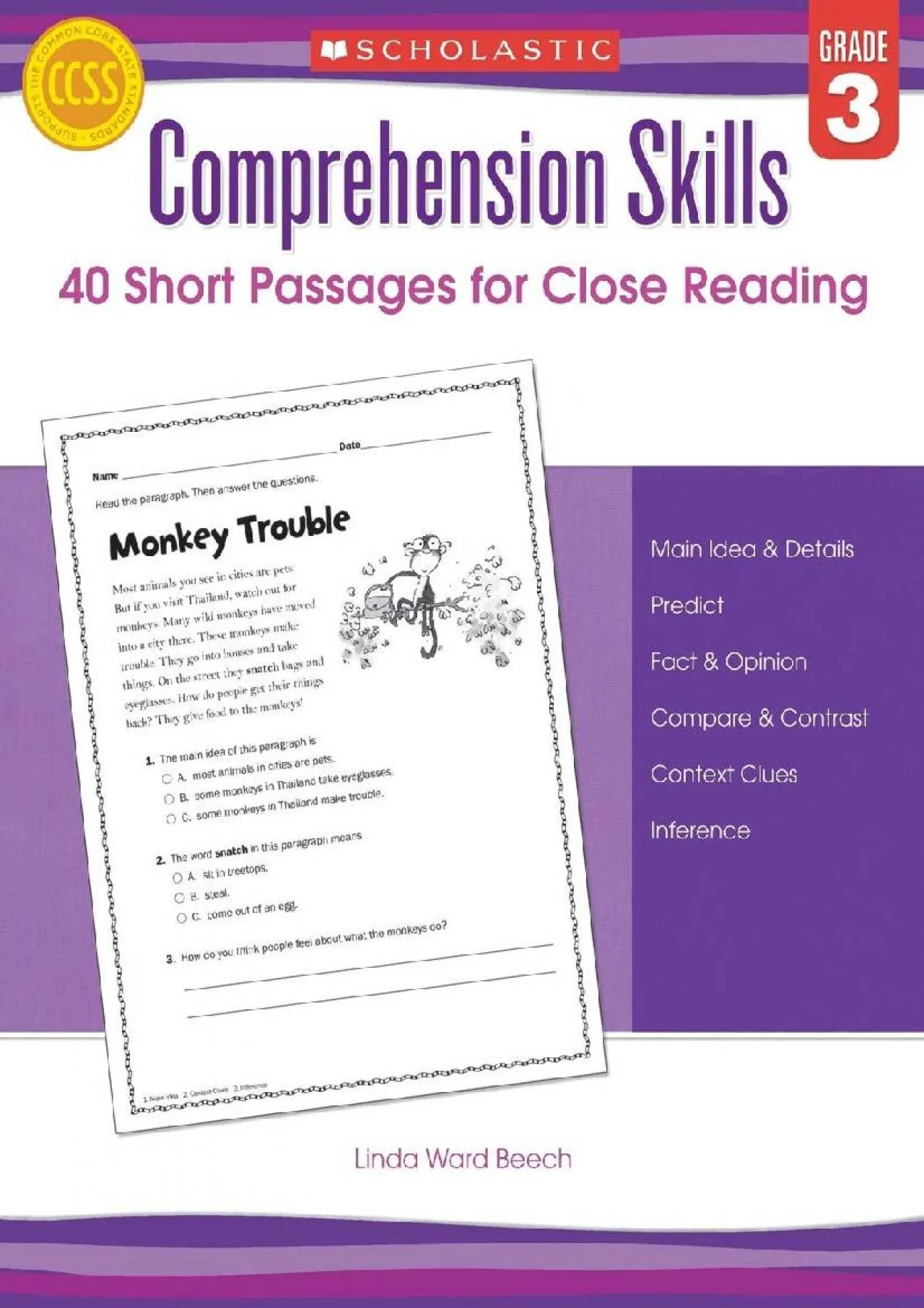 PDF-[EBOOK] - Comprehension Skills: Short Passages for Close Reading: Grade 3