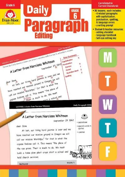 [DOWNLOAD] -  Evan-Moor Daily Paragraph Editing, Grade 6