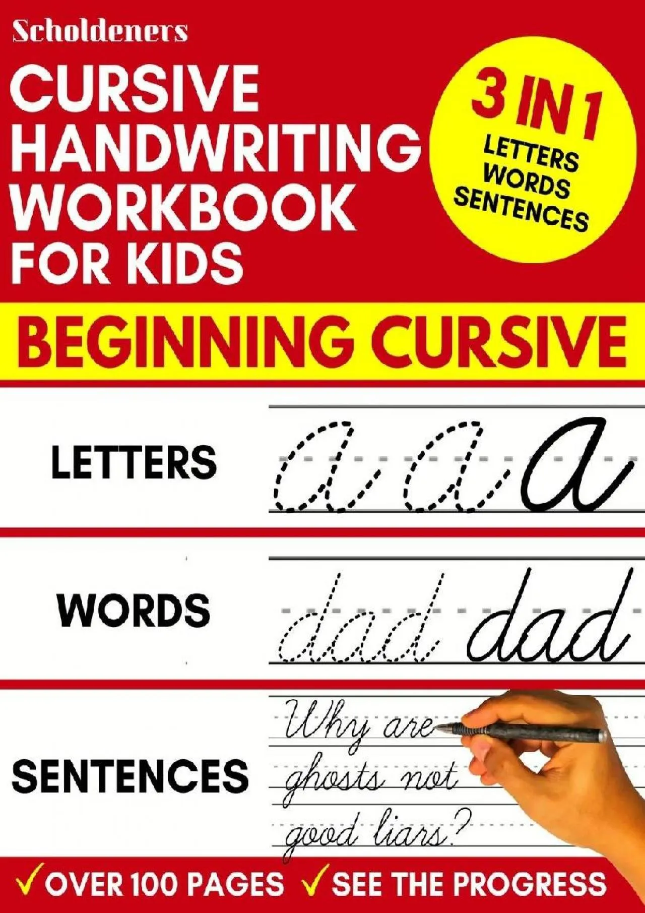 PDF-[EBOOK] - Cursive Handwriting Workbook for Kids: 3-in-1 Writing Practice Book to Master