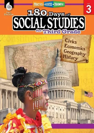 [EBOOK] -  180 Days of Social Studies: Grade 3 - Daily Social Studies Workbook for Classroom and Home, Cool and Fun Civics Practice, ...