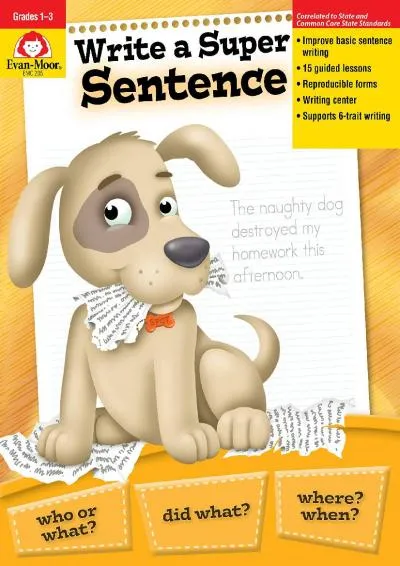 [EPUB] -  Evan Moor Write a Super Sentence