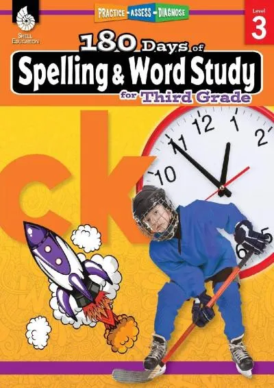 [EPUB] -  180 Days of Spelling and Word Study: Grade 3 - Daily Spelling Workbook for Classroom and Home, Cool and Fun Practice, Elem...