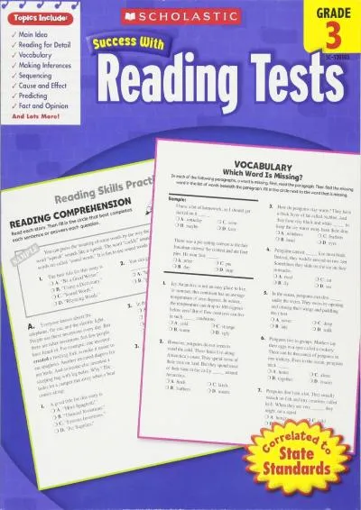 [DOWNLOAD] -  Scholastic Success With Reading Tests, Grade 3 (Scholastic Success with Workbooks: Tests Reading)