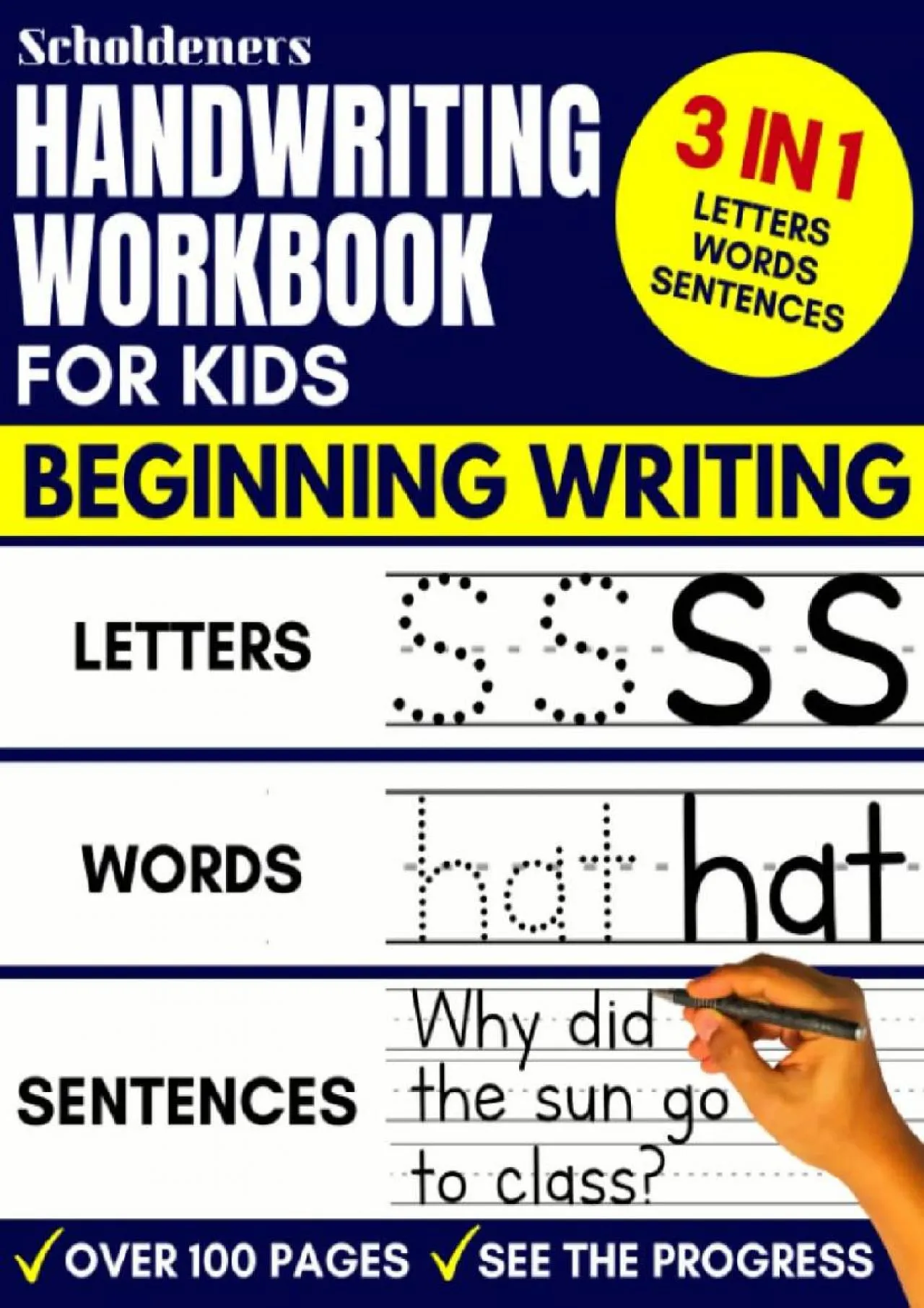 PDF-[READ] - Handwriting Workbook for Kids: 3-in-1 Writing Practice Book to Master Letters,