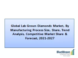 Lab Grown Diamonds Market, By Manufacturing Process