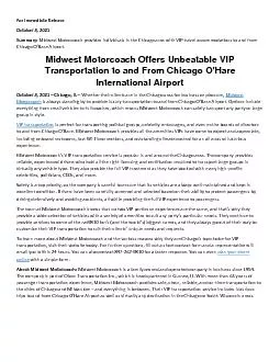Midwest Motorcoach Offers Unbeatable VIP Transportation to and From Chicago O\'Hare International Airport