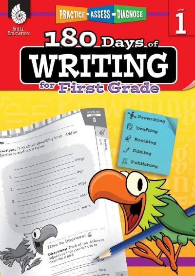 [EBOOK] -  180 Days of Writing for First Grade - An Easy-to-Use First Grade Writing Workbook to Practice and Improve Writing Skills (...