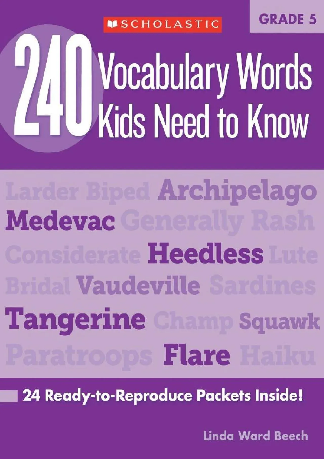 PDF-[DOWNLOAD] - 240 Vocabulary Words Kids Need to Know: Grade 5: 24 Ready-to-Reproduce Packets