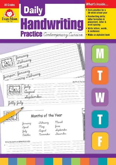 [EPUB] -  Daily Handwriting Practice, Contemporary Cursive