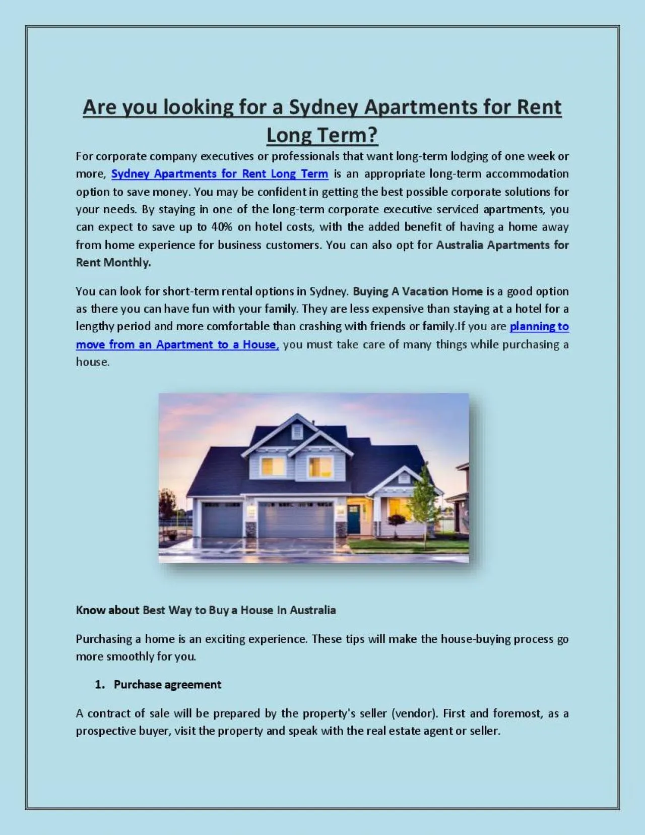 PDF-Are you looking for aSydney Apartments for Rent Long Term?