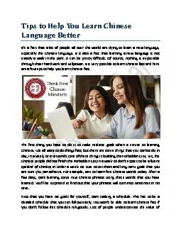 Tips to Help You Learn Chinese Language Better