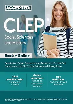 [READ] -  CLEP Social Sciences and History Examination Guide: Comprehensive Review with