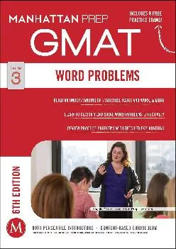 [READ] -  GMAT Word Problems (Manhattan Prep GMAT Strategy Guides)