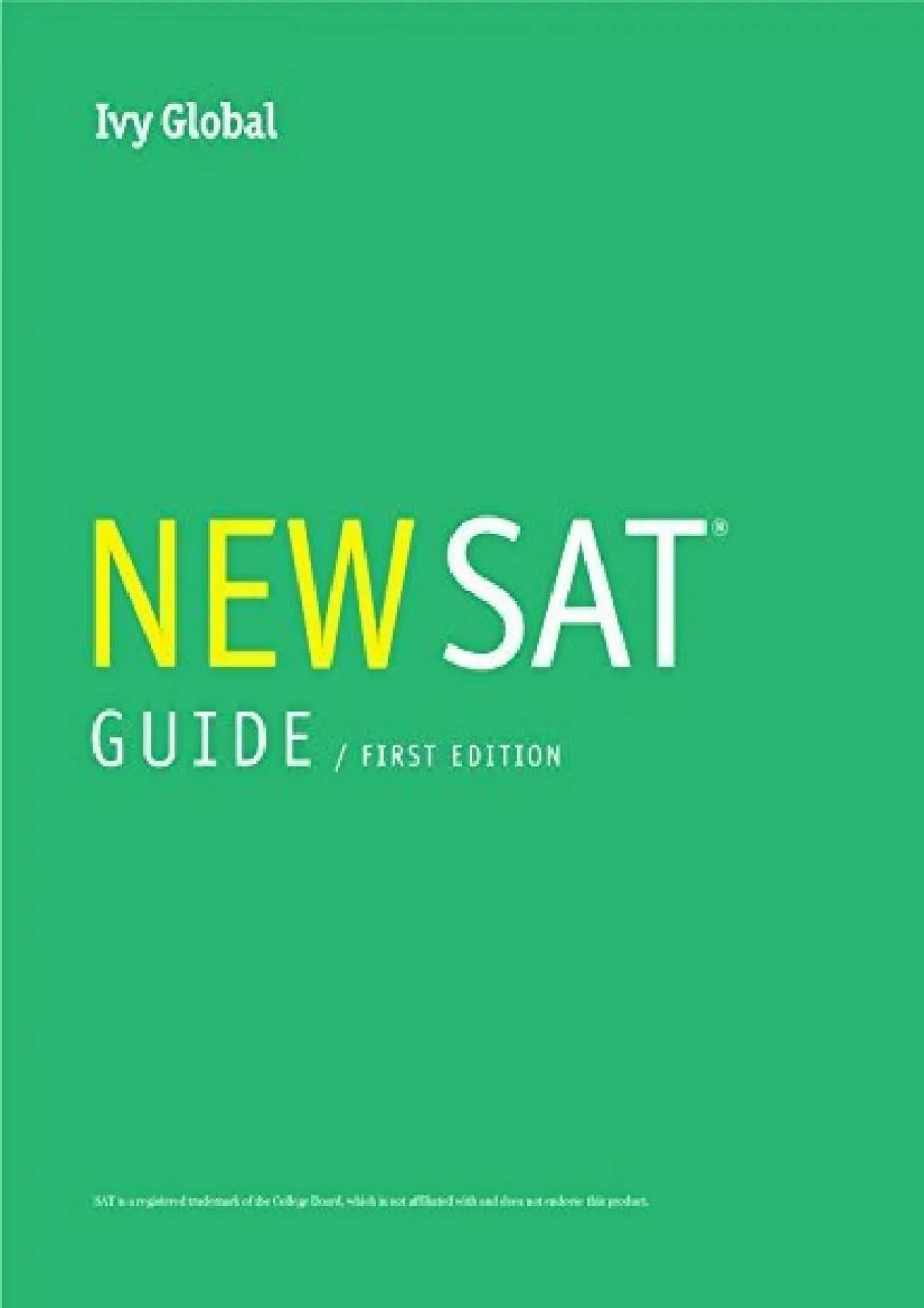 PDF-[EPUB] - Ivy Global\'s New SAT 2016 Guide, 1st Edition (Prep Book)