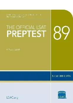 [DOWNLOAD] -  The Official LSAT PrepTest 89: (November 2019 LSAT)