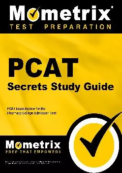 [EPUB] -  PCAT Secrets Study Guide: PCAT Exam Review for the Pharmacy College Admission Test
