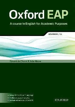 [DOWNLOAD] -  Oxford English for Academic Purposes Advanced. Student\'s Book + DVD Pack