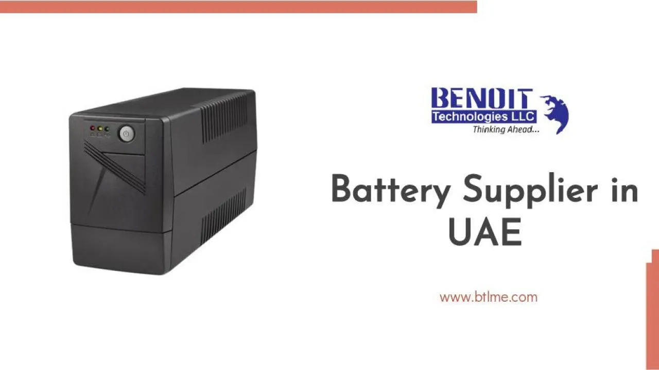 PDF-Battery Supplier in UAE