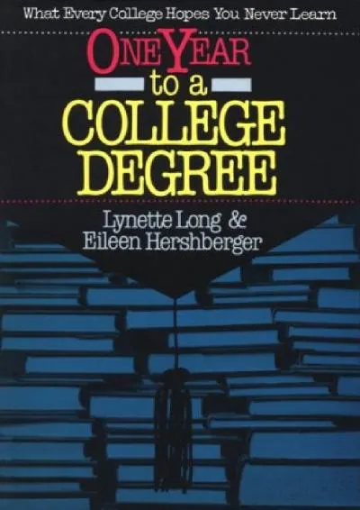 [EPUB] -  One Year to a College Degree