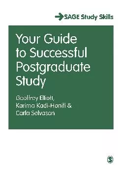 [DOWNLOAD] -  Your Guide to Successful Postgraduate Study (Student Success)