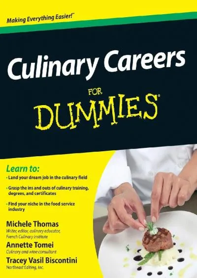 [EPUB] -  Culinary Careers For Dummies