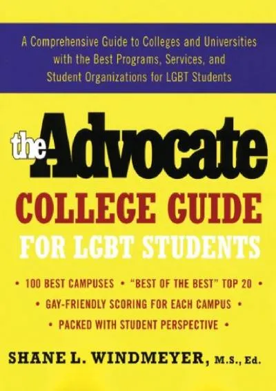 [EBOOK] -  The Advocate College Guide for LGBT Students