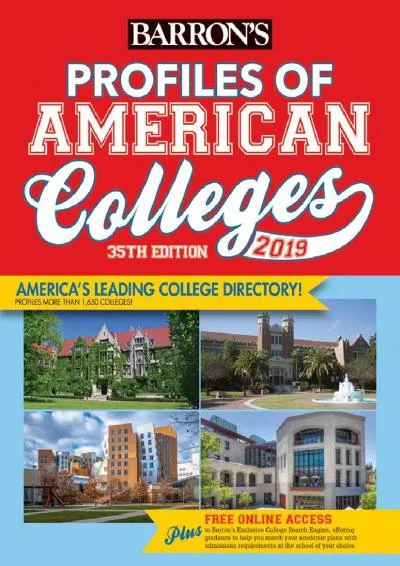 [EBOOK] -  Profiles of American Colleges 2019 (Barron\'s Profiles of American Colleges)