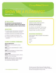 Show Me a Flowerpot Template