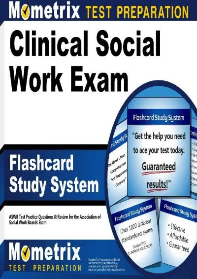 [EPUB] -  Clinical Social Work Exam Flashcard Study System: ASWB Test Practice Questions & Review for the Association of Social Work...