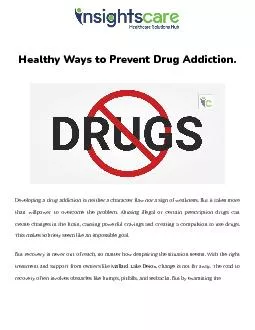 Healthy Ways to Prevent Drug Addiction.