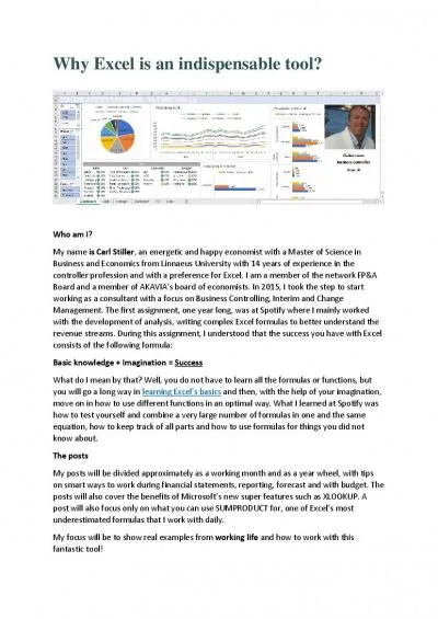 Why Excel is an indispensable tool