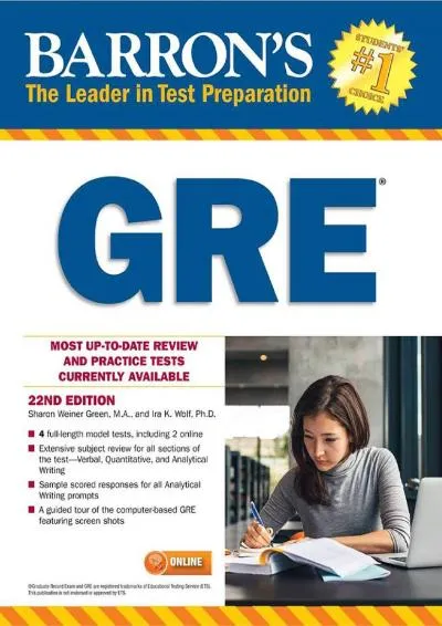 [DOWNLOAD] -  GRE with Online Tests (Barron\'s Test Prep)