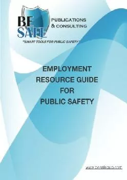 [READ] -  Employment Resource Guide for Public Safety