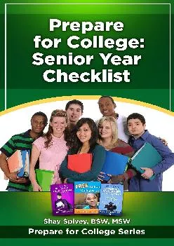 [DOWNLOAD] -  Prepare for College: Senior Year Checklist