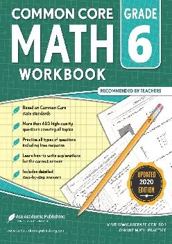 [EBOOK] -  6th grade Math Workbook: CommonCore Math Workbook