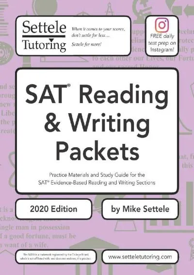 [DOWNLOAD] -  SAT Reading & Writing Packets (2020 Edition): Practice Materials and Study Guide for the SAT Evidence-Based Reading and Wr...